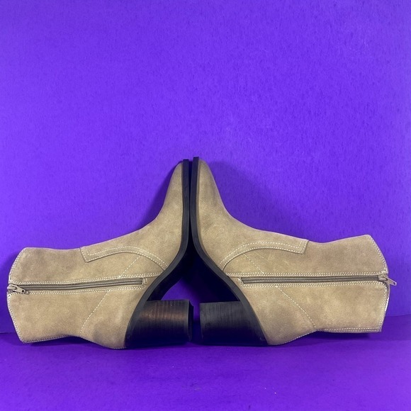 BP. Women's Tan Smoke Surina Western Bootie Shoe Size 8.5 - Picture 5 of 7